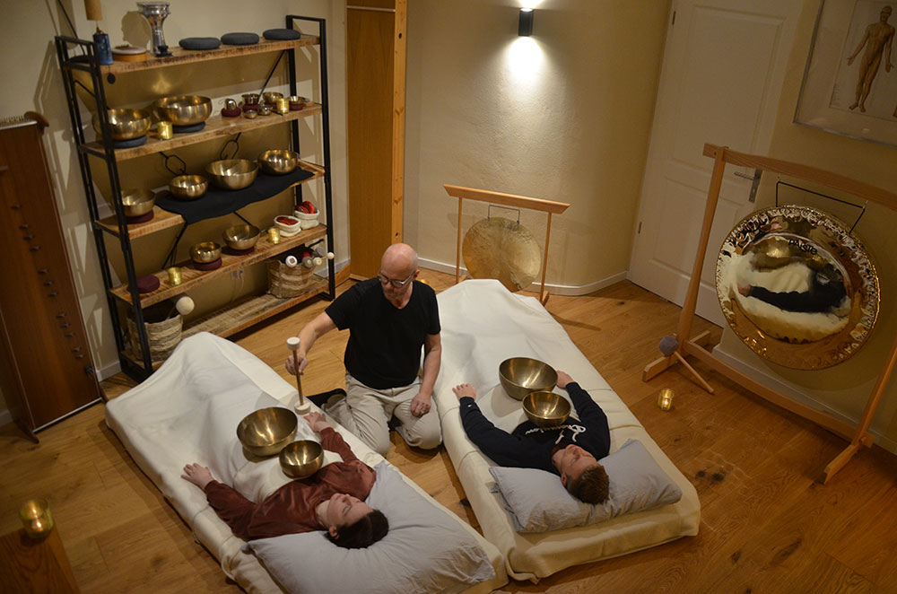 Klangmassage für zwei